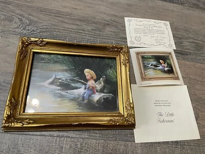 Donald Zolan EL PEQUEÑO PESCADOR Litografía Pemberton y Oakes B-i13 Foto 1 de 4