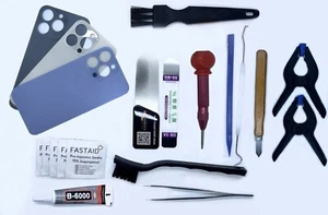 Kit de Remplacement Réparation de Vitre Arrière pour iPhone 13 Pro Max, Outils - Photo 1/1