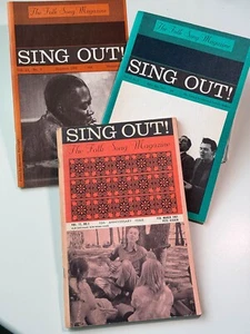 Sing Out! Magazine Vol. 11 Nos. 1–3 Seeger, Clancy Brothers, Memphis Slim 1961! - Foto 1 di 24