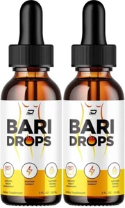 Bari Drops - Natural Wellness Support Supplement 2 FL OZ / 60 mL (2 Pack) - Picture 1 of 4