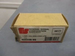 NEW FEDERAL SIGNAL CORP 439238-95 55W HALOGEN REPLACEMENT BULBS - Picture 1 of 1
