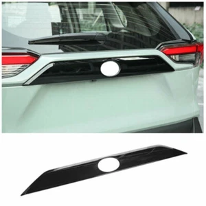 Glossy Black Fit for 2019-2025 Toyota New RAV4 Rear Door Trunk Lid Cover Trim - Picture 1 of 8