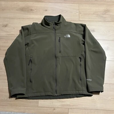 The North Face Mens Green Apex Bionic Soft Shell Full Zip Jacket Size Large - Image 1 of 4