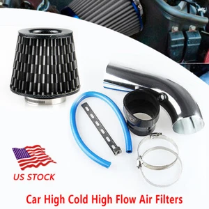 Filtro de admisión de manguera de aire frío de aleación de aluminio para automóvil de 3" abrazadera de cabeza de hongo de alto flujo - Imagen 1 de 16