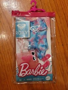 Barbie Roxy Fashion Pack NEW Striped Sundress Sneakers Bracelet