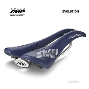 NEW Selle SMP EVOLUTION Saddle : BLUE - MADE IN iTALY! - Picture 1 of 2