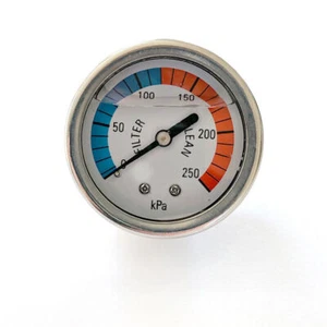 Medidor de presión lleno de aceite de acero inoxidable filtro piscina 50 mm - Imagen 1 de 2