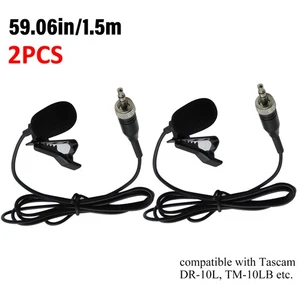 2PCS Lapel Lavalier Microphone for Sennheiser EW100 SK100 G1 G2 G3 MKE2 EK2000 - Picture 1 of 6