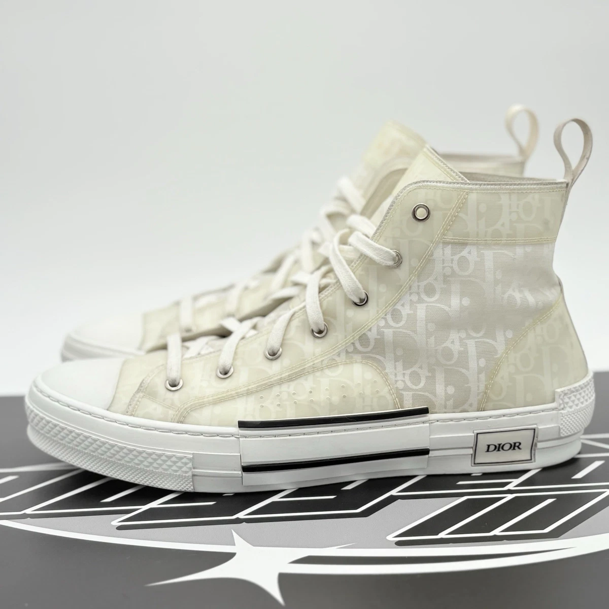 Dior B23 High Dior Oblique - White | eBay