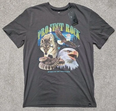 NWT Under Armour Project Rock Force of Nature 1383222 176 Size MEDIUM - Image 1 of 4