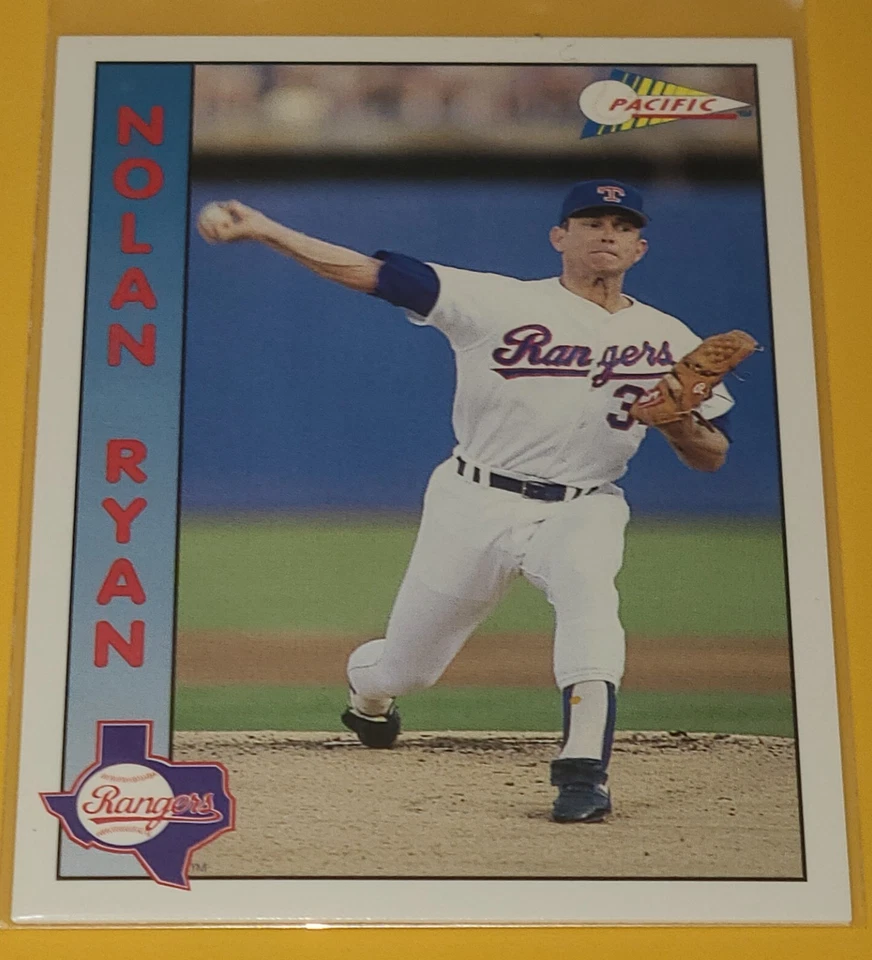 RANGERS NOLAN RYAN 1992 PACIFIC TRADING CARD MAGAZINE PROMO #3 OF 6 - Image 1 of 1