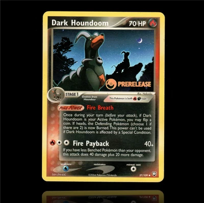 ▸ Dark Houndoom | ex Team Rocket Returns | Prerelease Promo | 37/109 | MP-HP - Image 1 of 4