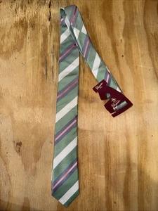 ORIGINAL PENGUIN Men's Necktie Stripes Slim Casual Preppy Tie Multicolor NWOT - Picture 1 of 10