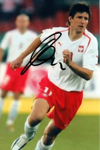 POLAND, TOTTENHAM & SOUTHAMPTON: GRZEGORZ RASIAK SIGNED 6x4 ACTION PHOTO+COA - Picture 1 of 1
