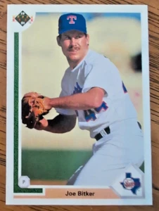 JOE BITKER Texas Rangers 1991 Upper Deck Baseball Card #797 Mint - Picture 1 of 2
