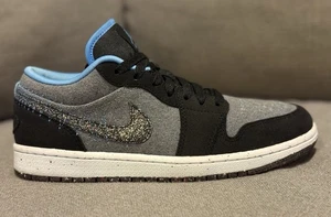 Nike Air Jordan 1 Low SE Crater Gris Azul Universitario Para Hombre Talla 8 - Imagen 1 de 14