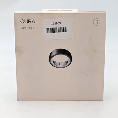 Oura Ring 4 Smart Ring Activity Tracker Size 11 In Black - (JZ90-54144-11) - Image 1 of 4