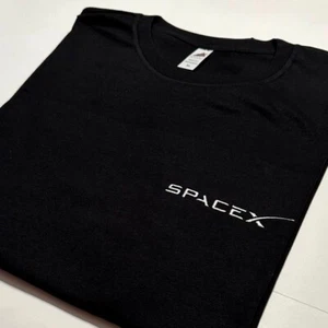 Camisa Bordada SpaceX NASA Elon Musk Tesla Space X Bordado StarShip BFR - Imagen 1 de 7