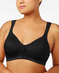 NWT Playtex 38B 18 Hour Posture Boost Front Close Wireless Bra E525 Black - Picture 1 of 4