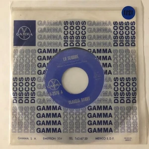 CLAUDJA BARRY -LO SEGUIRE / TRABAJAME- 1983 MEXICAN 7¨SINGLE CS, DISCO - Picture 1 of 4