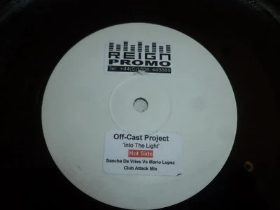 OFF-CAST PROJECT - Into the light - UK 12" Vinyl Single - WHITE LABEL Foto 1 de 3