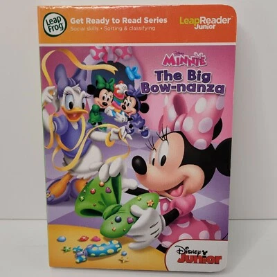 Leapfrog LeapReader Tag Jr Minnie Mouse The  Big Bownanza Social &Memory Skills - Image 1 of 4