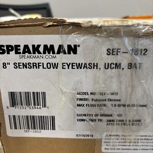 Speakman SEF-1812 Elektronischer Eyesaver Augenspülung & WC-Sensor aktiviert Wasserhahn - Bild 1 von 10