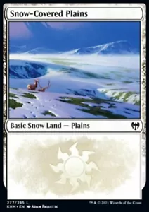 Magic the Gathering MTG Snow-Covered Plains (277) Kaldheim LP - Picture 1 of 1