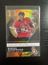 Daniel Alfredsson 2008-09 Upper Deck McDonalds SUPERSTAR SPOTLIGHT INSERT  IS11