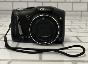 FOTOCAMERA DIGITALE CANON POWERSHOT SX150 IS 14,1MP *TESTATA - Foto 1 di 16