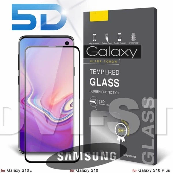 Pellicola Vetro Temperato Curvo 3D per Samsung Galaxy S10 /S10 E /S10+ PLUS