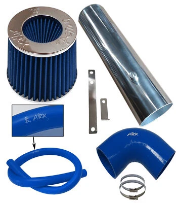 AZUL AirX Racing Kit de admisión de aire y filtro para Chrysler 300 SRT8 2005-10 5.7 6.1 Foto 1 de 2