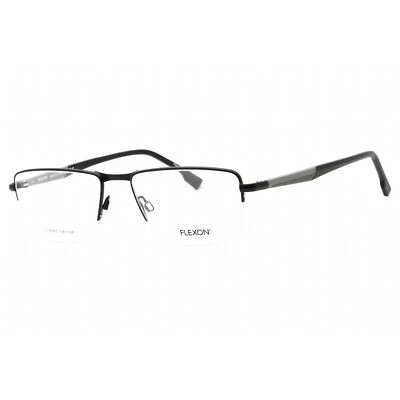NUEVO FLEXON E1127 002 Negro Mate Flexible Titanio Anteojos 53/17/145 Foto 1 de 3