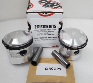 Kit de pistón de ensueño IMD Honda CB77 Superhawk CL77 Scrambler CA77 - 2 kits - 0,50 mm O - Imagen 1 de 2