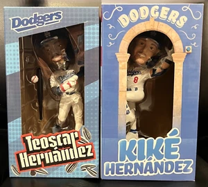 Kike AND Teoscar Hernandez 2024 Los Angeles Dodgers SGA Bobblehead Set - Picture 1 of 3