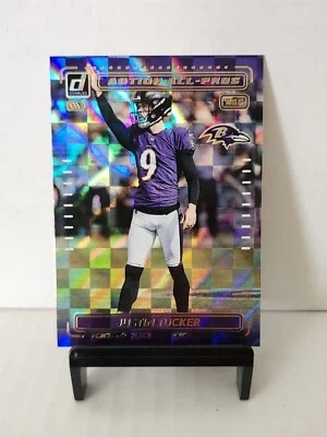 2022 Donruss Football Justin Tucker Action All-Pros Insert Card #AP-20 - Image 1 of 2