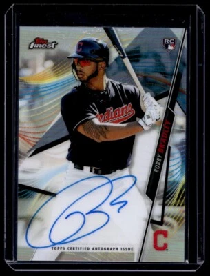 2020 Finest Autographs Bobby Bradley RC Auto Cleveland Indians #FA-BBR - Image 1 of 2