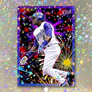 Angel Berroa Holographic Rocket Rookie Sketch Card Limited 2/5 Dr. Dunk Signed - Picture 1 of 2