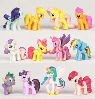 My Little Pony Rainbow Dash Playset 12 Figure Cake Topper * USA SELLER Toy Set - Image 1 of 4