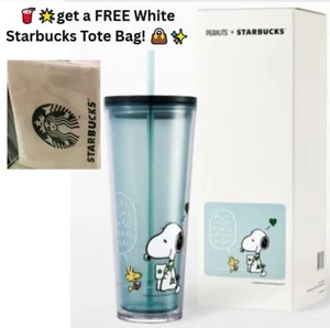 Starbucks Peanuts Joe Kind Snoopy Love Cold Cup (24oz.) - Picture 1 of 8