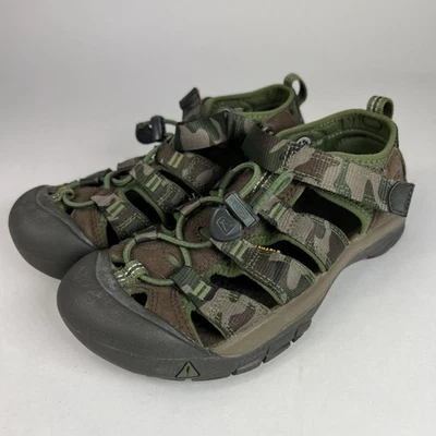 Sandalias Keen Newport Juveniles Talla 2 Camuflaje Verde Punta Cerrada Senderismo Agua Zapatos Foto 1 de 4
