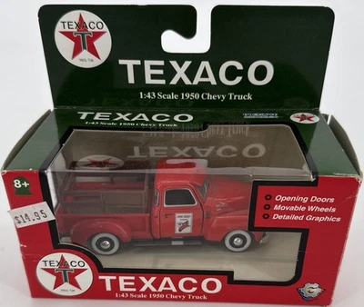 Gearbox 57113 1:43 Scale Red 1950 Texaco Chevy Truck L/N In The Box - Image 1 of 4