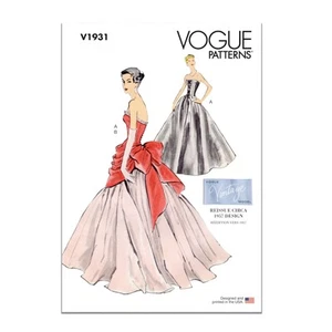 Vogue Misses' Vintage Kleid und Oberteil mit Packtasche Schnittmuster Set, D... - Bild 1 von 5