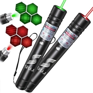 2 Pack Green and Red USB Rechargeable Presentation Pointer – Perfect for Pres... - Picture 1 of 9