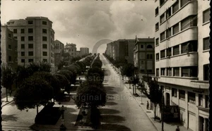 España RPPC Vigo, Galicia Avenida del Generalísimo Foto Real Postal De Colección - Imagen 1 de 5