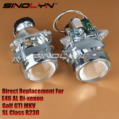 AL Headlight Bi-xenon Projector Lens D2S for 3 serie BMW M3 E46 X5 E70 W245 S40 - Image 1 of 4