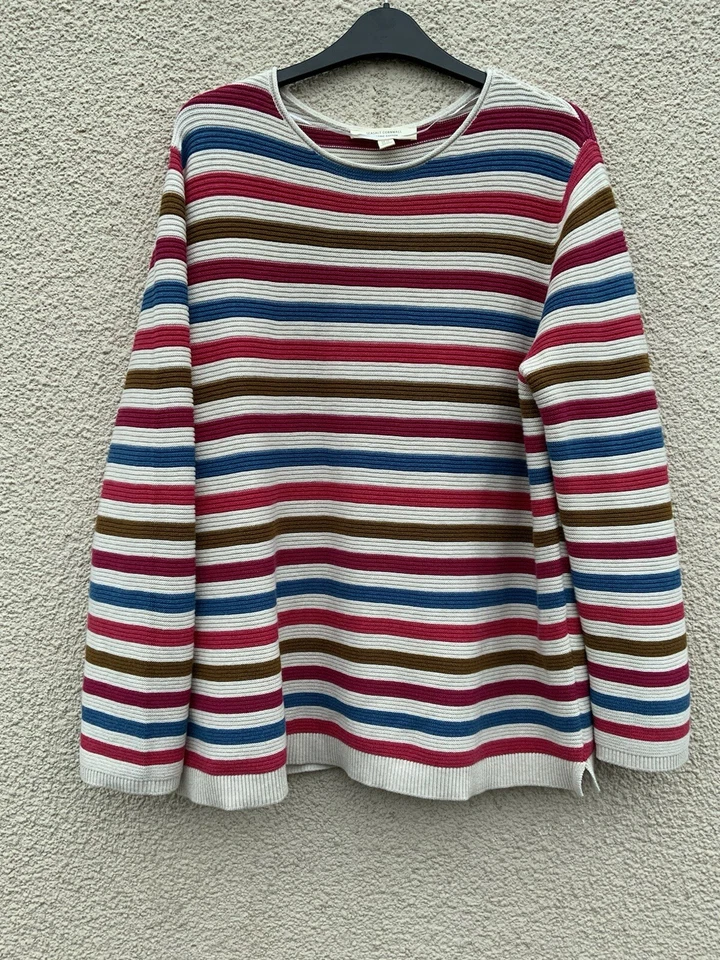 SEASALT MAKERS ORGANIC COTTON JUMPER TOP 16 Striped MINI CORNISH CHARM MIX - Image 1 of 3