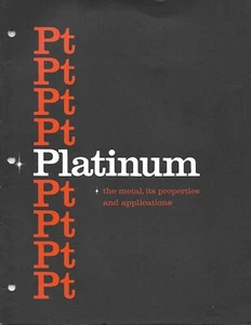 Brochure - INCO - Platinum - Metal Properties Applications - 1968 (ST373) - Picture 1 of 1