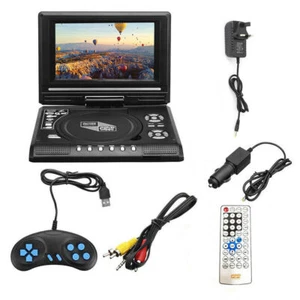 Portable HD 7.8 Inch Digital Car DVD Player Rotate Screen VCD CD MP3 Player M2J9 - Picture 1 of 12
