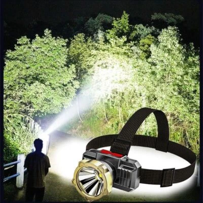 750000LM LED Headlamp Rechargeable Head Light Flashlight Torch Lamp Super Bright - Image 1 of 4